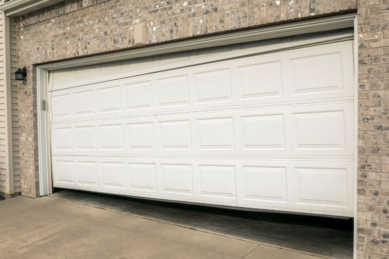 Garage door panel repair
